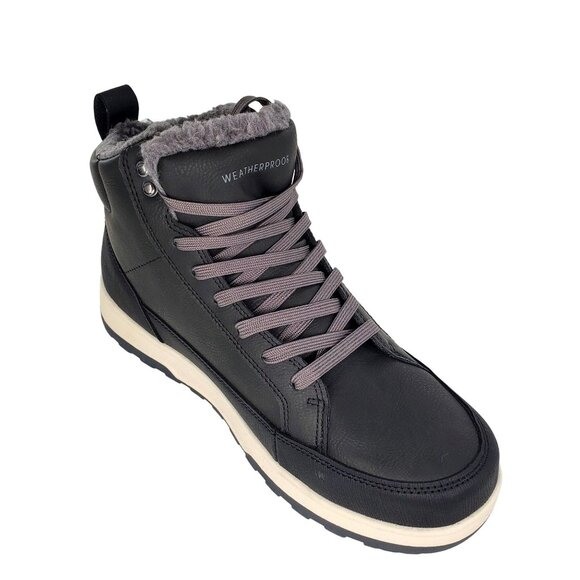 Weatherproof 10  Winter Boots Mens Logjam Shearling Lace-up Outdoor Snow Shoes main image 10